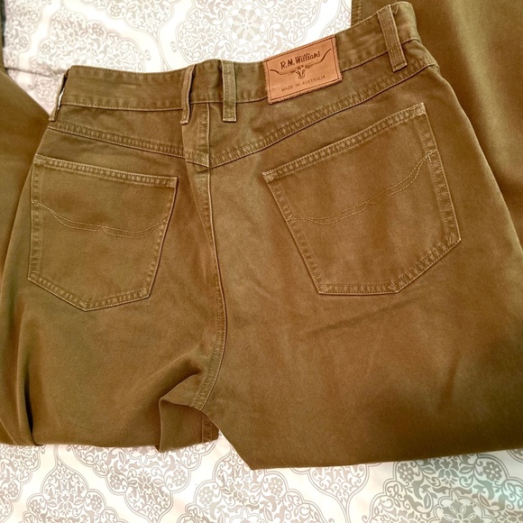 R.M. Williams Men's Cotton Jeans Australia - Walnut W-32, Inseam - 32 - SALE - Picture 10 of 10